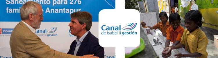 Canal de Isabel II Gestión colabora con la Fundación Vicente Ferrer en la instalación de duchas y aseos en India