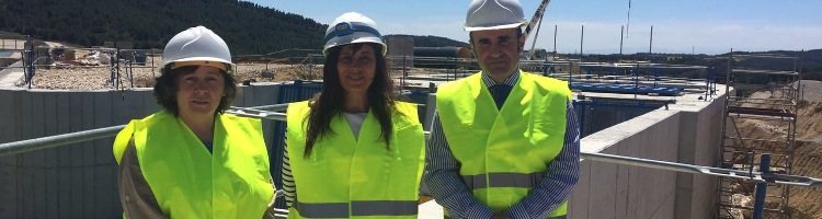 Las obras de ampliación de la primera fase del Canal de Navarra superan el 40 por ciento del grado de ejecución