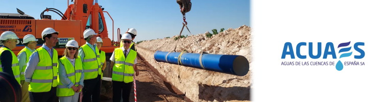 ACUAES avanza en las obras para el abastecimiento de calidad al Campo de Calatrava, Daimiel y Ciudad Real con una inversi&oacute;n de 95 M&euro;