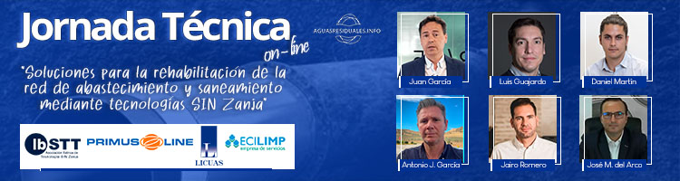 Jornada Técnica On-line "Soluciones para la rehabilitación de la red de abastecimiento y saneamiento mediante tecnologías SIN Zanja"