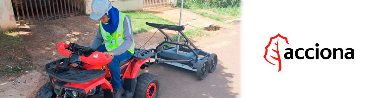 ACCIONA apuesta por la tecnolog&iacute;a para perfeccionar la eficiencia en obras de saneamiento en Brasil