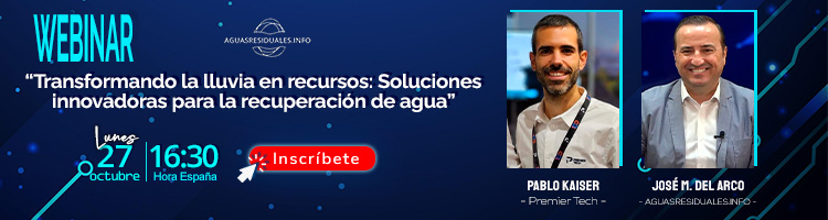 Últimas horas para el Webinar Técnico "Transformando la lluvia en recursos: Soluciones innovadoras para la recuperación de agua"