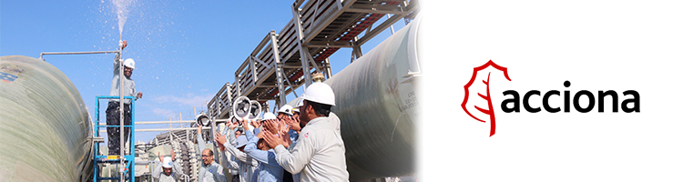 La mayor desalinizadora del mundo, construida por ACCIONA en Arabia Saudí, ya está a pleno rendimiento