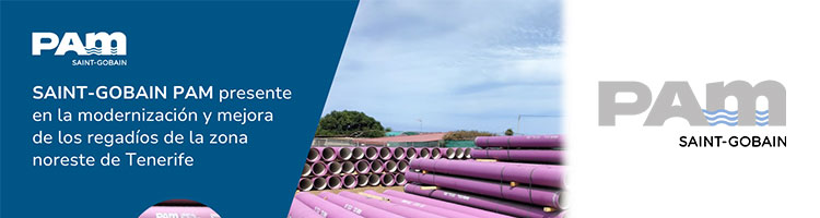 Saint-Gobain PAM, presente en la modernización y mejora de los regadíos del noreste de Tenerife