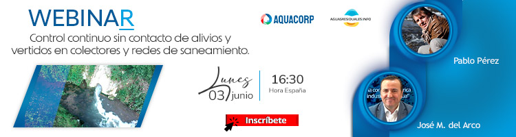 Últimas horas para la Webinar sobre "Control continuo sin contacto de alivios y vertidos en colectores y redes de saneamiento"