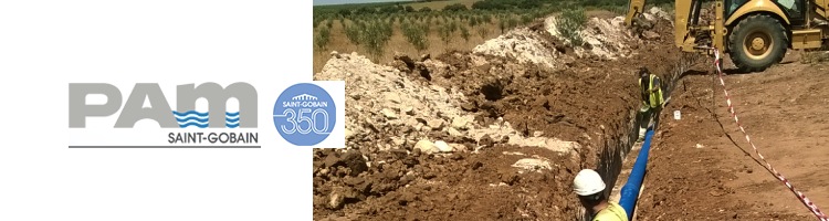 SAINT-GOBAIN PAM España participa en la mejora del abastecimiento de La Garrovilla en Badajoz