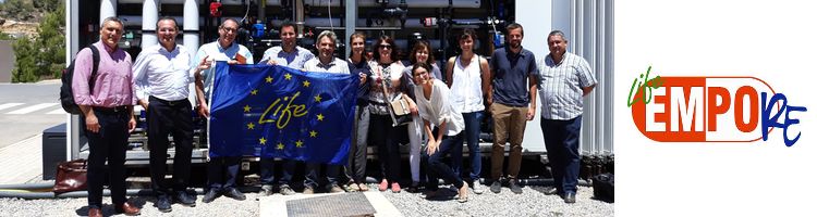 Arranca la planta piloto del LIFE EMPORE para la eliminación de contaminantes emergentes en aguas residuales