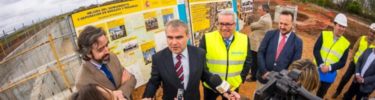 Las obras de saneamiento y depuración en Badajoz y sus pedanías con una inversión de más de 63 millones, continúan a buen ritmo