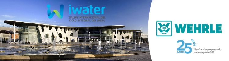 WEHRLE estará presente en iWater Barcelona celebrando su 25 aniversario en el diseño y operación de  tecnología MBR