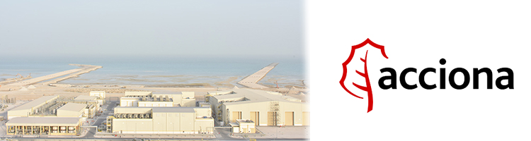 La plataforma de IA Maestro de la desaladora de UMM Al Houl, en Catar, incluida en el fondo de descarbonización de Acciona
