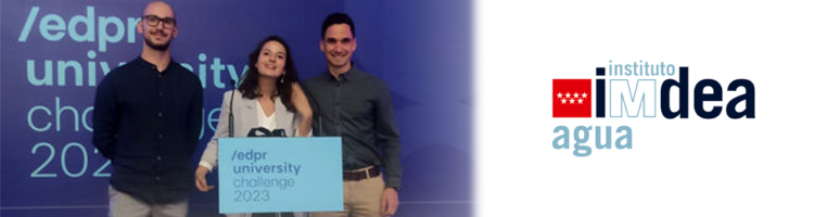 Investigadores predoctorales del IMDEA Agua ganan el concurso internacional EDPR University Challenge