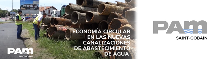 Economía Circular en las nuevas canalizaciones de abastecimiento de agua para Anglet en Francia