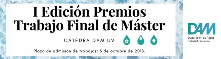Convocada la I ed. de los premios Cátedra DAM-UV 2018 para trabajos final de Máster