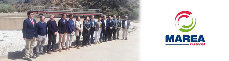 La consejera de Agricultura visita las obras de Marea en la EDAR Rincón de la Victoria que proporcionarán agua para riego