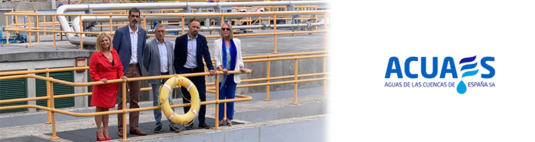 Hugo Morán preside la firma del convenio para la construcción de la conducción alternativa del Canal Bajo del Añarbe con 36 M€ de inversión