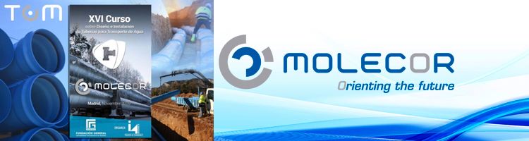 MOLECOR presente en el XVI Curso sobre Diseño e Instalación de Tuberías para el Transporte de Agua