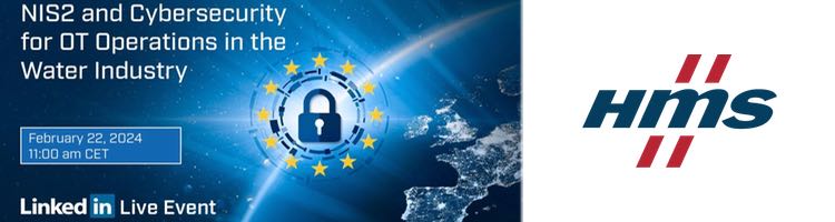 Sesión gratuita online sobre Ciberseguridad y la Directiva NIS2 en la industria del agua desde el punto de vista de OT