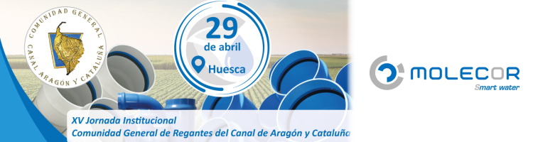 Molecor, presente en la XV Jornada Institucional del Canal de Arag&oacute;n y Catalu&ntilde;a