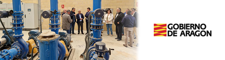 Inaugurado un nuevo sistema de riego a presión en 153 hectáreas de Calanda en Teruel