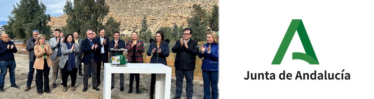 Colocada la primera piedra de la EDAR de Alhama que cumple un hito histórico de la comarca almeriense