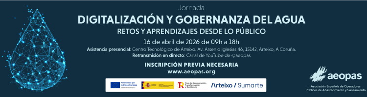 &iquest;Te interesa la digitalizaci&oacute;n en el agua? &iquest;Conoces las experiencias impulsadas por los operadores p&uacute;blicos? Ya puedes ver la jornada de Arteixo completa