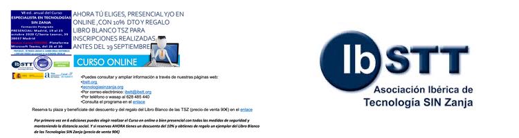 IbSTT lanza on-line la 6ª ed. anual de su curso de postgrado “Especialista en Tecnologías Sin Zanja”