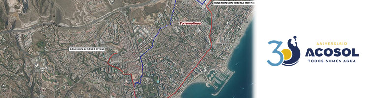 Acosol inicia en diciembre la obra del tramo de la autovía del agua entre Benalmádena y Torremolinos
