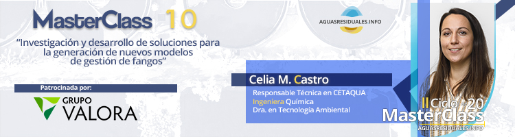 Grupo VALORA patrocina la MasterClass 10 "Investigación y desarrollo de soluciones para la generación de nuevos modelos de gestión de fangos"