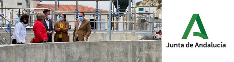Carmen Crespo inaugura la nueva depuradora de Antas en Almería construida en tiempo récord