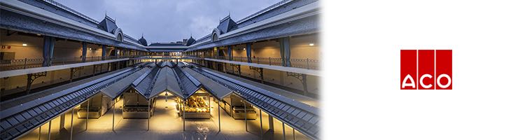 Rehabilitación del Mercado do Bolhão de Oporto, con drenaje para aguas pluviales de ACO