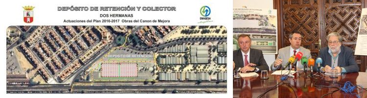 EMASESA adjudica por 8,5 M€ las obras de un nuevo depósito de retención de aguas pluviales en Dos Hermanas