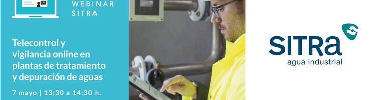 SITRA organiza un webinar sobre soluciones de telecontrol y vigilancia online en plantas de tratamiento y depuración de aguas