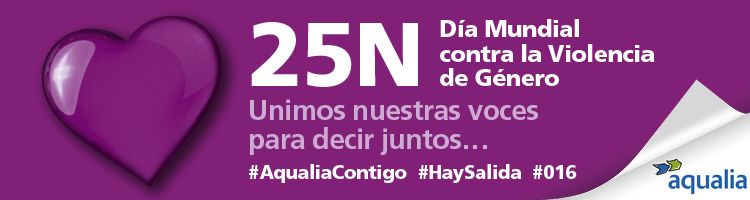 Los trabajadores de Aqualia unen sus voces contra la Violencia de Género