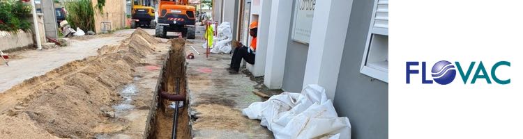 El caso de éxito mediante saneamiento por vacío de Flovac en Grand Case (Saint Martin)