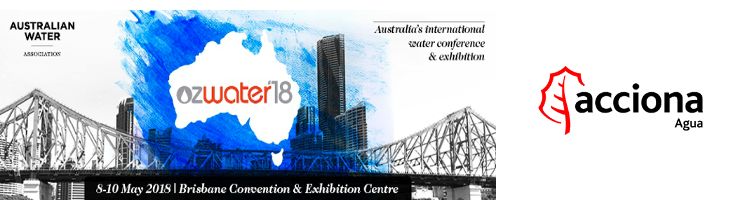 ACCIONA Agua participa en la feria OZ WATER 2018 en Australia