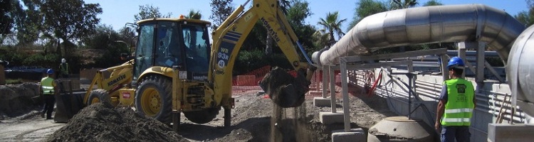 Las obras de ampliación de la depuradora de Almería con una inversión de más de 9 millones se encuentran al 87% de su ejecución