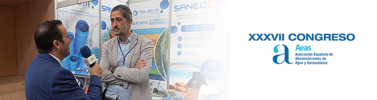 Ahora hacemos parada en el stand de MOLECOR, especialista en soluciones para el abastecimiento, saneamiento y edificación
