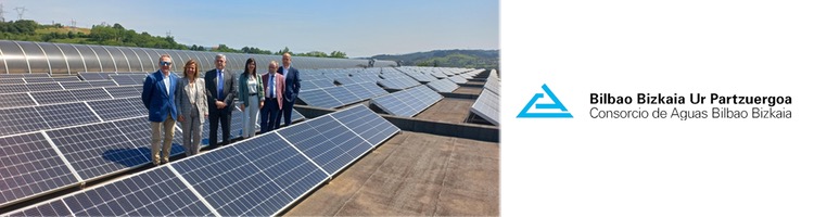 El CABB presenta públicamente la mayor planta fotovoltaica de Bizkaia ubicada en la ETAP de Venta Alta en Arrigorriaga
