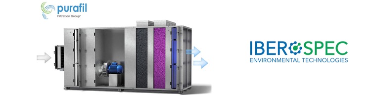 IBEROSPEC sigue creciendo e incorpora "PURAFIL" a su portfolio, una tecnología para tratamiento de gases y olores