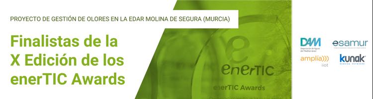Un proyecto vinculado a la gestión de olores en EDAR, finalista de la X Edición de los “enerTIC Awards 2022”