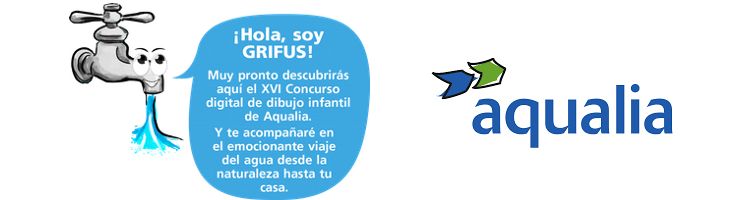 Aqualia presenta la 16ª ed. de su concurso digital de dibujo infantil "Agua para Grifus"