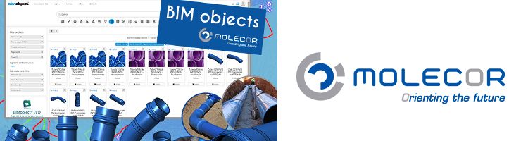 Nuevo contenido BIM de Molecor para la creación de tus proyectos