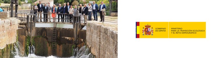 El MITECO destinará una inversión de más de 16 M€ a la Estrategia del Canal de Castilla