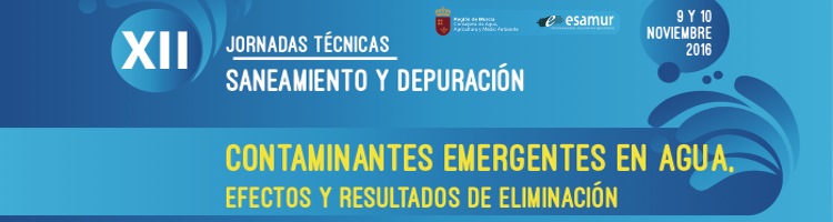ESAMUR lanza las XII Jornadas Técnicas sobre "Contaminantes Emergentes en Agua. Efectos y Resultados de Eliminación"