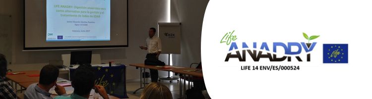 DAM presenta los principales avances del proyecto LIFE ANADRY en una jornada sobre lodos de EDAR