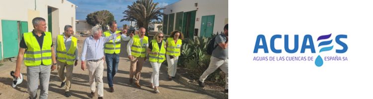 Avanzan a buen ritmo las obras de saneamiento y depuración que ACUAES construye en Lanzarote por 37,5 M€