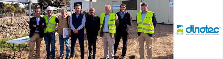 Colocan la primera piedra de las obras de la EDAR de La Granada de Riotinto en Huelva