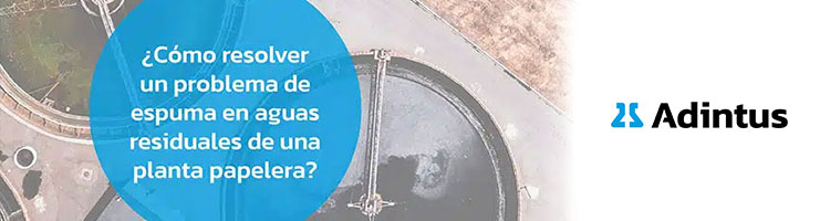 ¿Cómo resolver un problema de espuma en aguas residuales de una planta papelera?