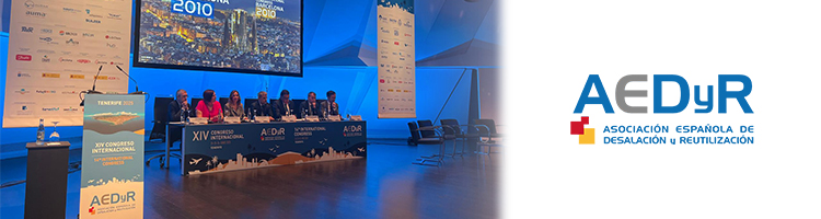 Todas las Administraciones defienden el valor estratégico de la desalación y la reutilización en el "XIV Congreso Internacional de AEDyR"