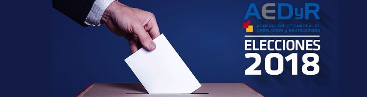 La Asociación Española de Desalación y Reutilización - AEDyR convoca sus elecciones 2018